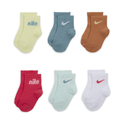 Nike Everyone From Day One Baby Socks Box Set (6-Pairs)