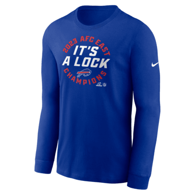 Buffalo Bills 2023 AFC East Champions Trophy Collection Men's Nike NFL Long-Sleeve T-Shirt. Nike.com