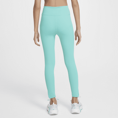 Leggings Dri-FIT de tiro alto para niña talla grande Nike One