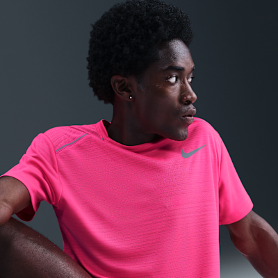 Nike Miler Hardlooptop met korte mouwen voor heren
