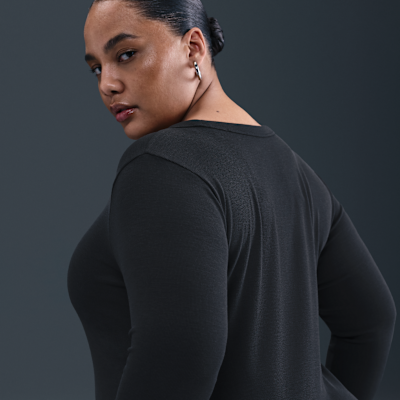 Nike Sportswear Chill Knit Women's Tight Long-Sleeve Midi Mini-Rib Dress (Plus Size)