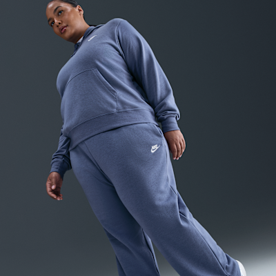 Nike Sportswear Club Fleece Women's Mid-Rise Wide-Leg Sweatpants (Plus Size)