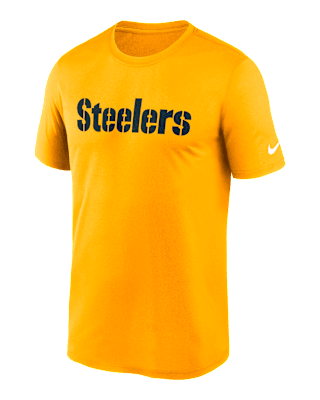 Мужская футболка Pittsburgh Steelers Primetime Legend Wordmark Nike Dri-FIT NFL