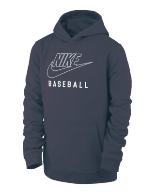 Подростковое худи Nike Swoosh Club Fleece Big Kids' Baseball Pullover Hoodie