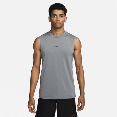 Nike Pro Dri-FIT Training Gym Slim-Fit Sleeveless Shirt Top Black  Men's XL 2XL