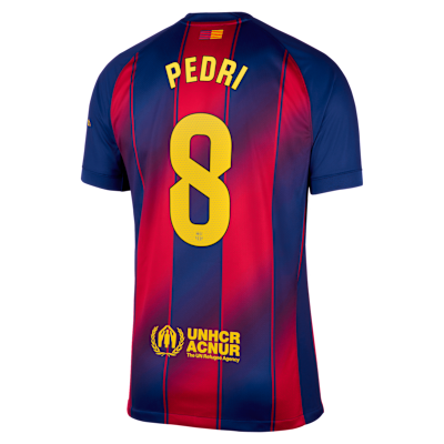 Pedri Barcelona 2025/26 Stadium Home Men's Nike Dri-FIT Soccer Jersey