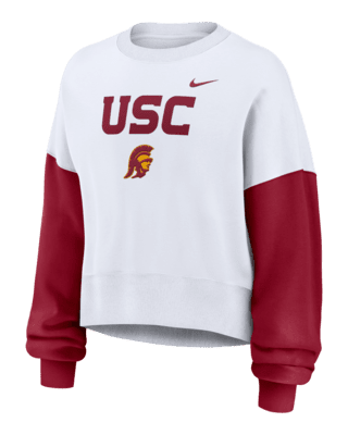 Женские  USC Trojans Primetime Nike College Pullover Crew