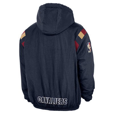 Cleveland Cavaliers Hardwood Clasics Men's Nike Therma-FIT NBA 1/2-Zip Hoodie