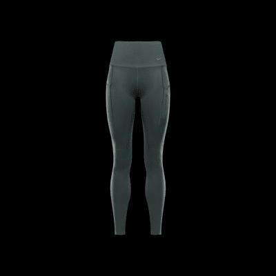 Nike Go Leggings de longitud completa, talle alto y sujeción firme con bolsillos - Mujer