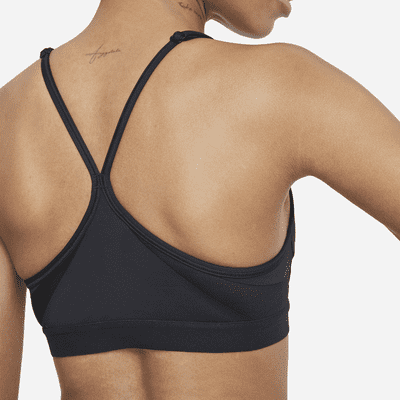 Bra deportivo de baja sujeción acolchado con cuello en V para mujer Nike Indy