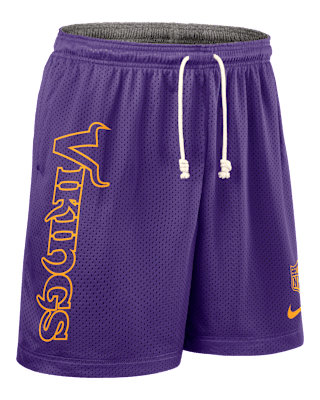 Мужские шорты Minnesota Vikings Sideline Reversible Men’s Nike Dri-FIT NFL Shorts
