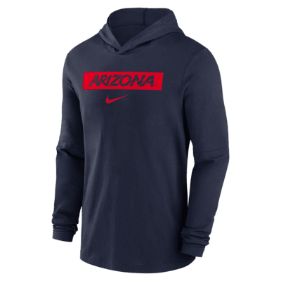 Arizona Wildcats Sideline Men's Nike Dri-FIT College Long-Sleeve Hooded Top