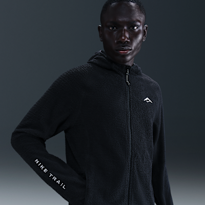 Giacca da running Dri-FIT Nike Trail in fleece – Uomo