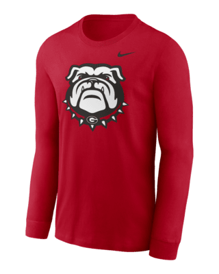 Мужская футболка Georgia Bulldogs Alternate Logo Nike College Long-Sleeve