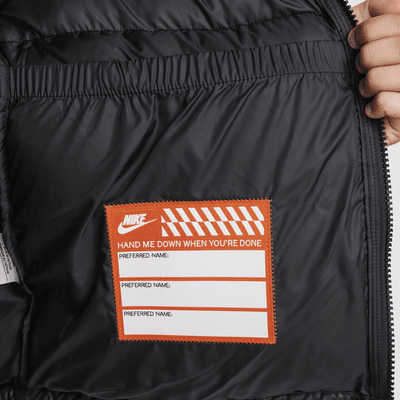 Nike Sportswear Heavyweight Synthetic Fill EasyOn Big Kids' Therma-FIT Repel Loose Hooded Jacket