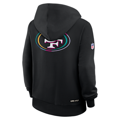 San Francisco 49ers Crucial Catch Women's Nike Dri-FIT NFL Pullover Hoodie