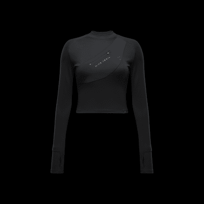 Haut de running à manches longues et poches Dri-FIT Nike Trail pour femme