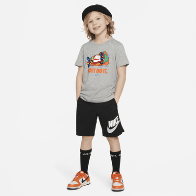 Playera cuadrada Float para niños talla pequeña Nike