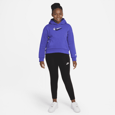 Nike Sportswear Big Kids' (Girls') Fleece Hoodie (Extended Size)