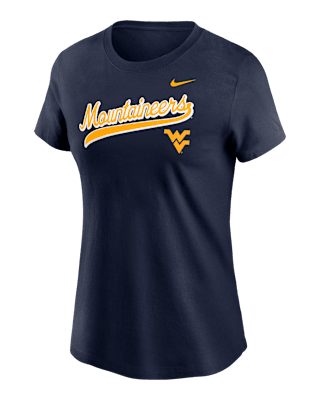 Женская футболка West Virginia Athletic Prep Arch Local Script Nike College