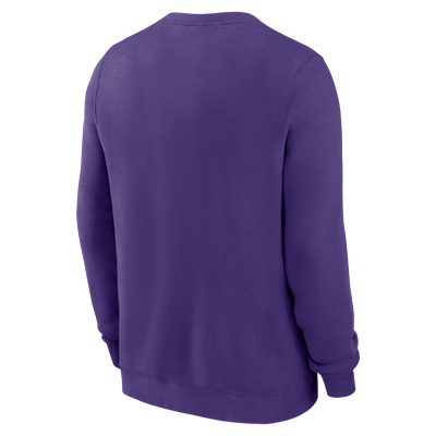 LSU Arch Men's Nike College Pullover Crew