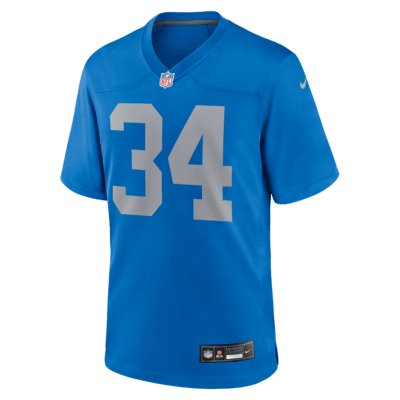 Alex Anzalone Detroit Lions Men's Nike NFL Game Football Jersey