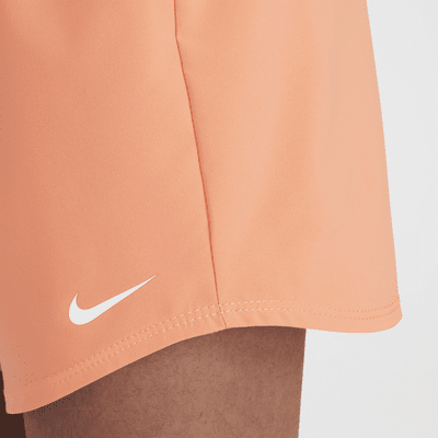 Nike One Older Kids' (Girls') Dri-FIT High-Waisted Woven Training Shorts