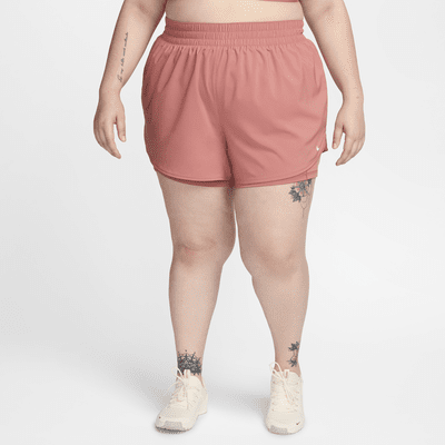 Nike Dri-FIT One Women's High-Waisted 3" 2-in-1 Shorts (Plus Size)