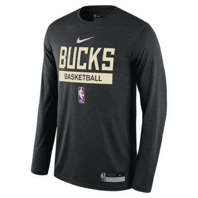 essens formel Adelaide Milwaukee Bucks Men's Nike Dri-FIT NBA Practice Long-Sleeve T-Shirt. Nike SI