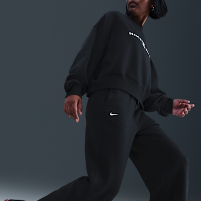 Damskie spodnie z wysokim stanem Nike Sportswear Phoenix Fleece Show