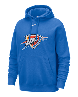 Мужское худи Oklahoma City Thunder Club Nike NBA Pullover Hoodie