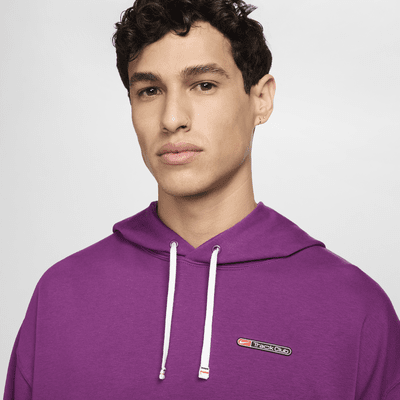 Sudadera sin cierre de correr Dri-FIT de tejido Fleece para hombre Nike Track Club