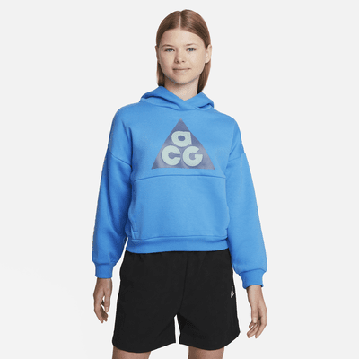 Nike ACG Icon Fleece Older Kids' Pullover Hoodie. Nike LU