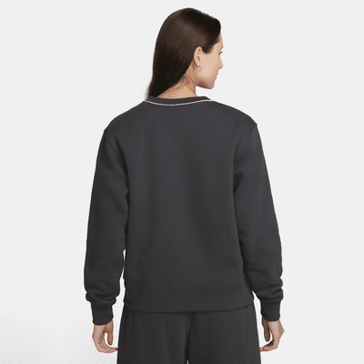 Nike Sportswear sweatshirt van fleece met ronde hals voor dames