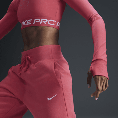 Pants de entrenamiento de tiro alto y piernas anchas para mujer Nike Sportswear Phoenix Fleece