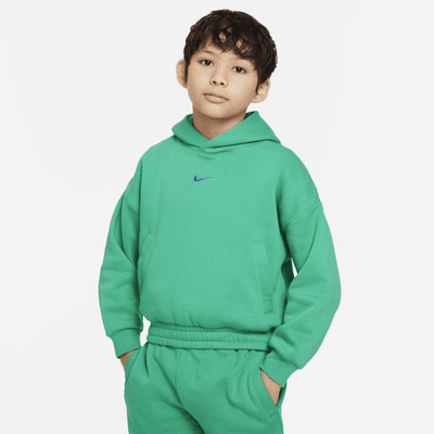 Sudadera con gorro sin cierre de básquetbol oversized para niños talla grande Nike Culture of Basketball