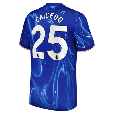 Moisés Caicedo Chelsea 2024/25 Stadium Home Men's Nike Dri-FIT Soccer Jersey