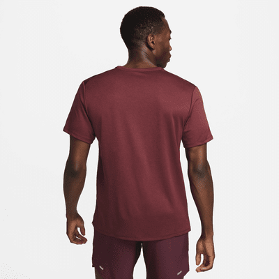 Playera de correr de manga corta Dri-FIT UV para hombre Nike Miler