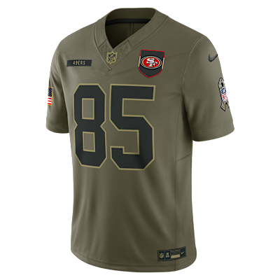 George Kittle San Francisco 49ers Salute to Service Men's Nike Dri-FIT NFL Limited Jersey