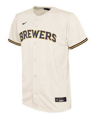 Подростковые джерси Christian Yelich Milwaukee Brewers Big Kids' Nike MLB Replica Jersey