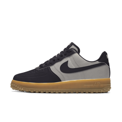 фото Кроссовки с индивидуальным дизайном nike air force 1 low cozi by you - черный