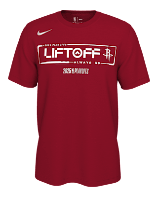 Мужская футболка Houston Rockets Playoff Mantra 2025 Nike NBA