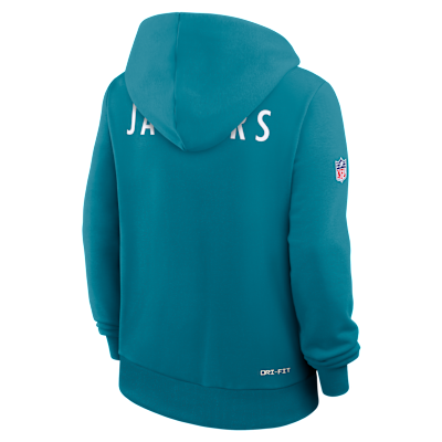 Sudadera con gorro sin cierre Nike Dri-FIT de la NFL para mujer Jacksonville Jaguars Alt Pack