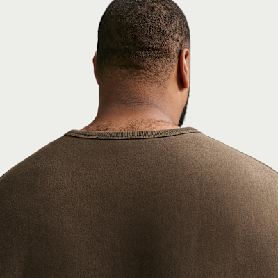 Sudadera de cuello redondo de tejido Fleece para hombre Nike Solo Swoosh