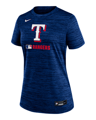 Женская футболка Texas Rangers Authentic Collection Velocity Nike Dri-FIT MLB