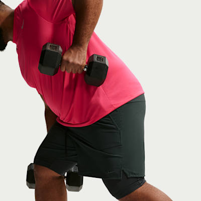 Shorts versátiles Dri-FIT de 18 cm 2 en 1 para hombre Nike Unlimited