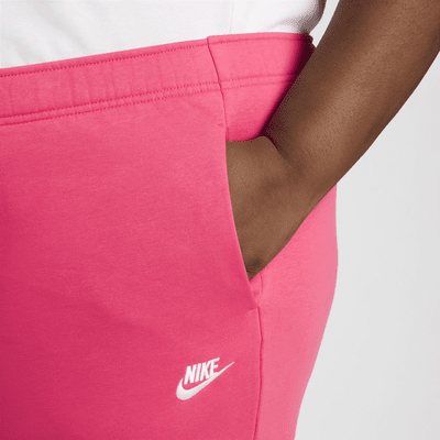 Joggers de tiro medio para mujer Nike Sportswear Club Fleece (talla grande)