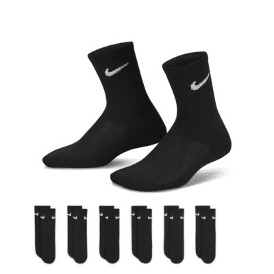 Nike Mesh and Cushioned Crew Socks Box Set (6 Pairs)