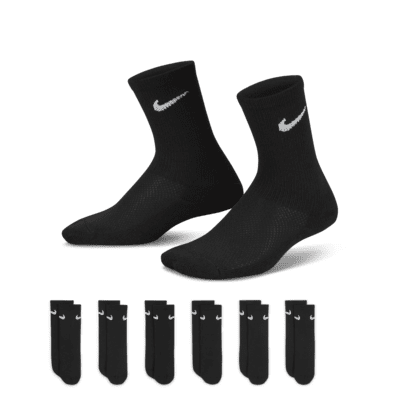 Nike Mesh and Cushioned Crew Socks Box Set (6 Pairs) Little Kids' Socks ...