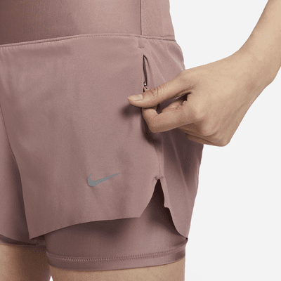 Nike Dri-FIT Swift Women's Mid-Rise 8cm (approx.) 2-in-1 Running Shorts with Pockets